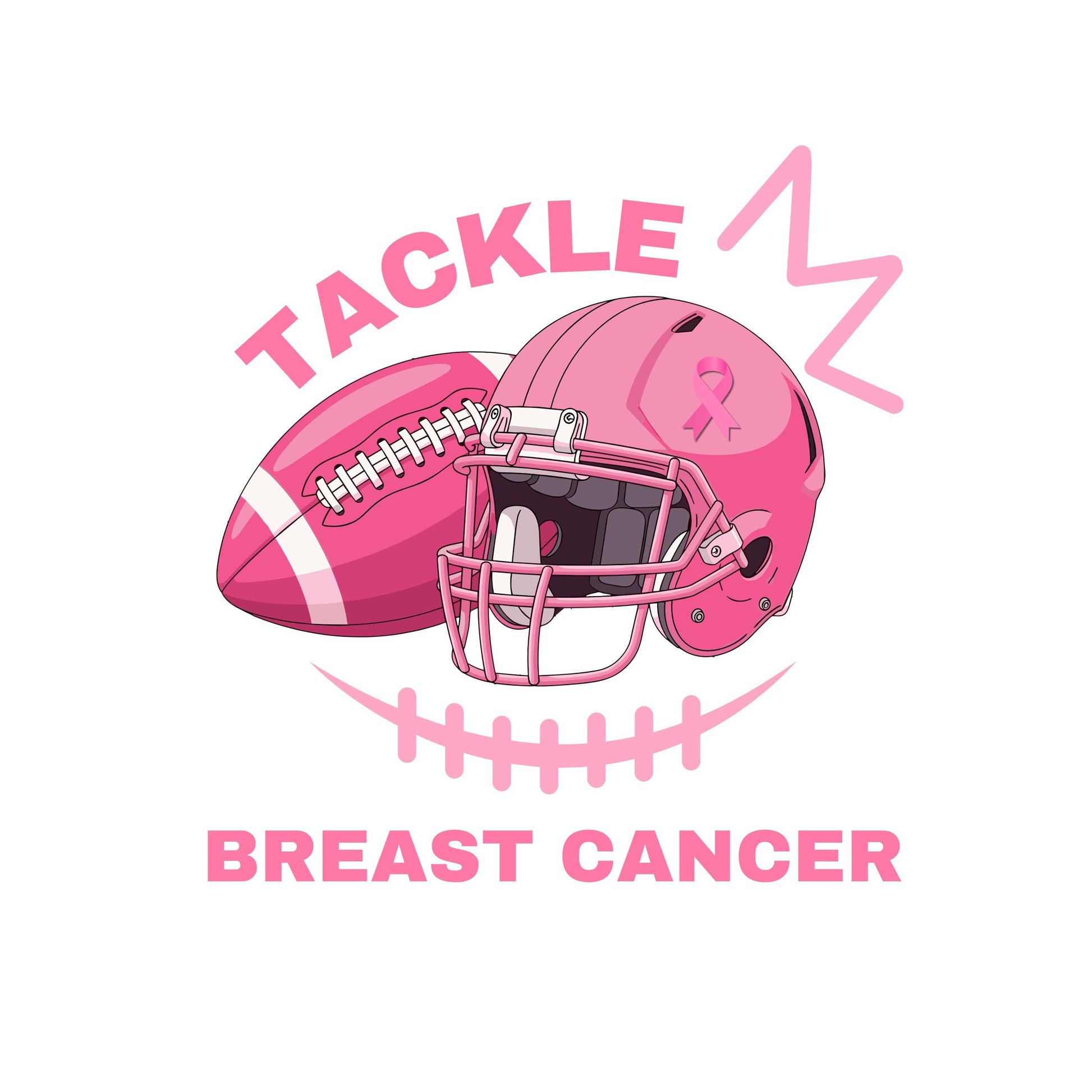 Tackle Breast Cancer (PNG ONLY)