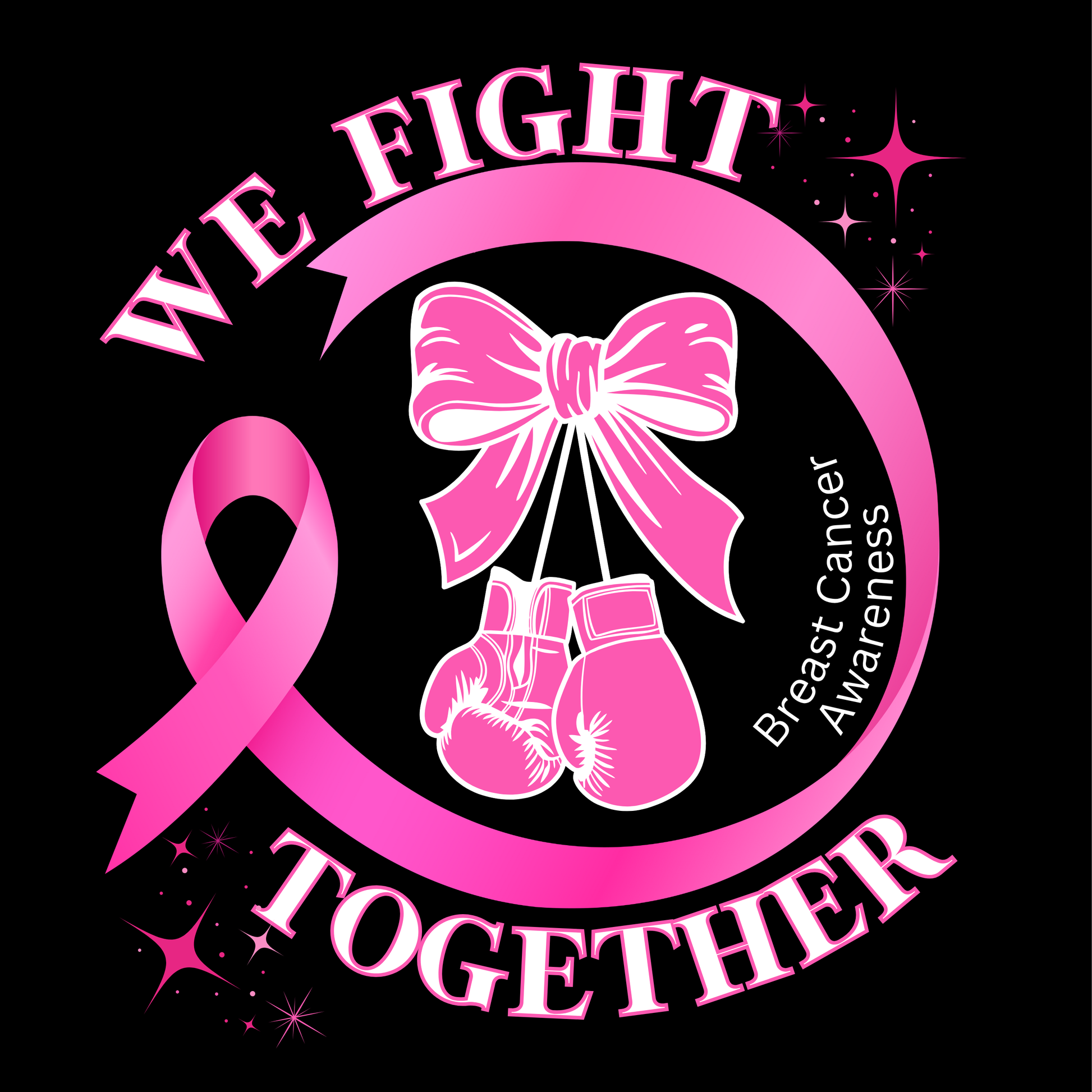 We Fight Bow and Gloves PNG