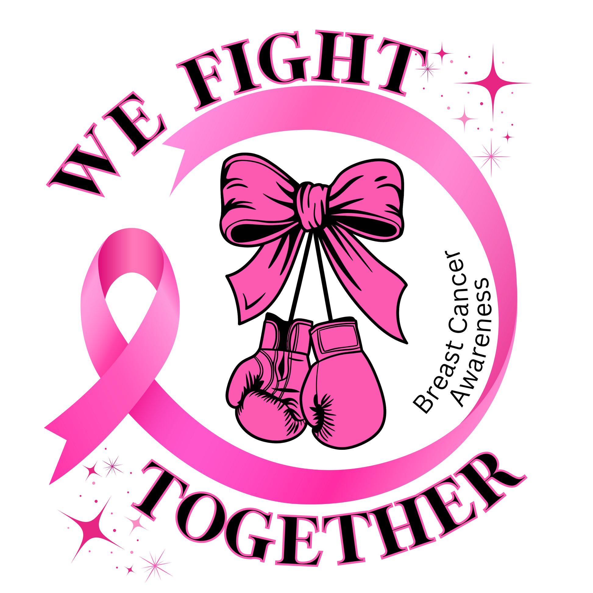 We Fight Bow and Gloves PNG
