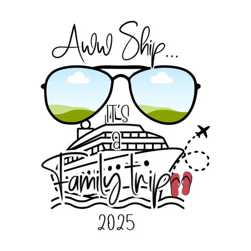 Aww Ship it's a family trip (PNG Edit in CANVA)