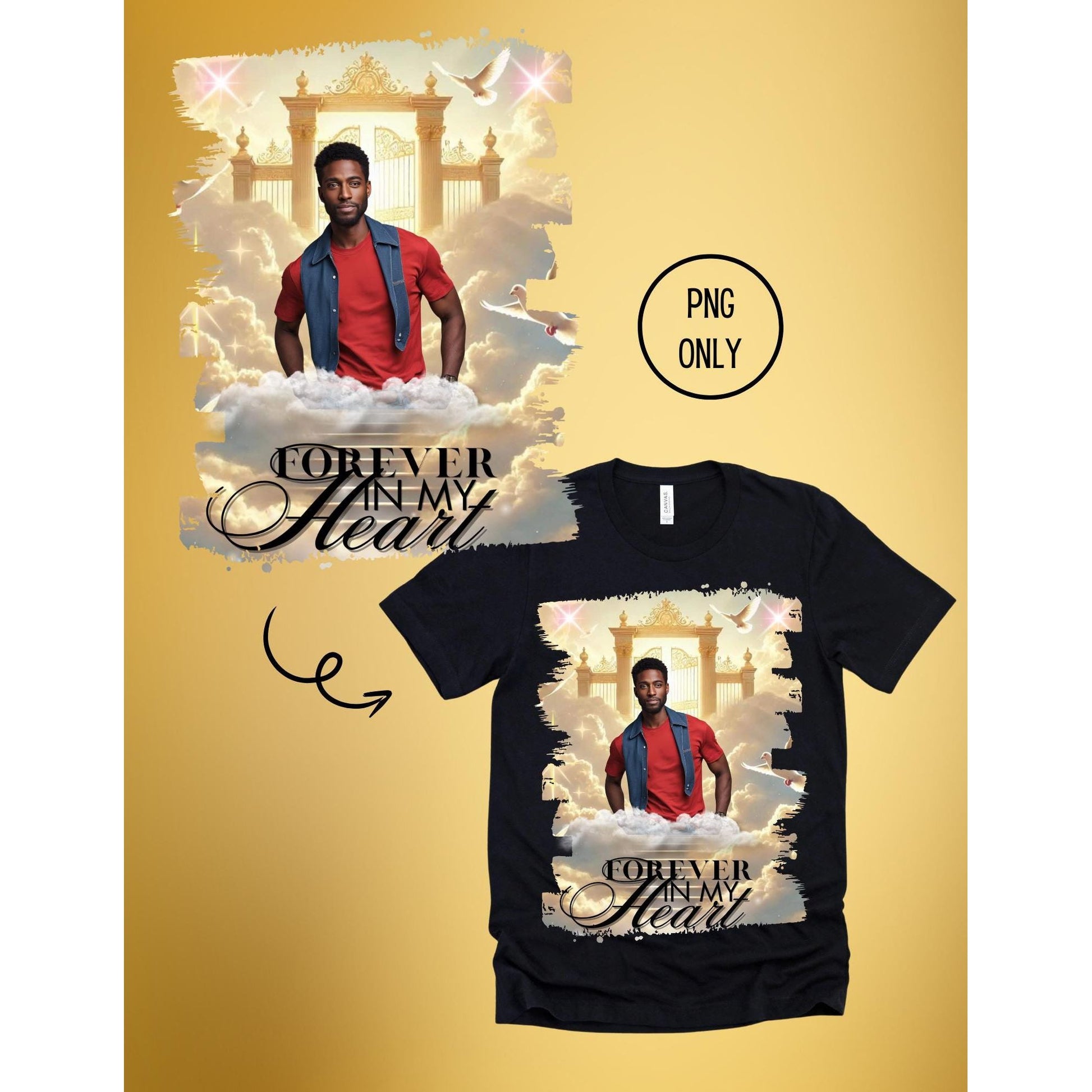 In Loving Memory GOLD (PNG ONLY)